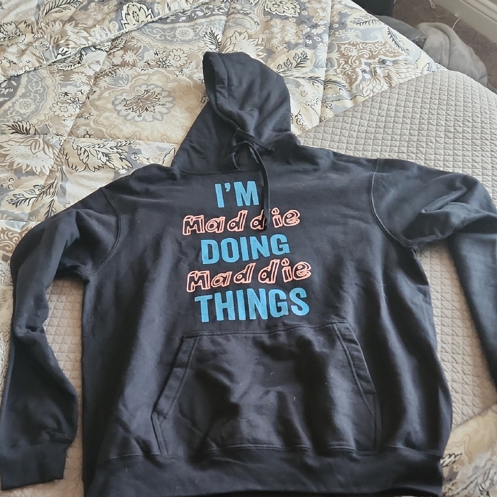 I'm Maddie Doing Maddie Things Black Hoodie